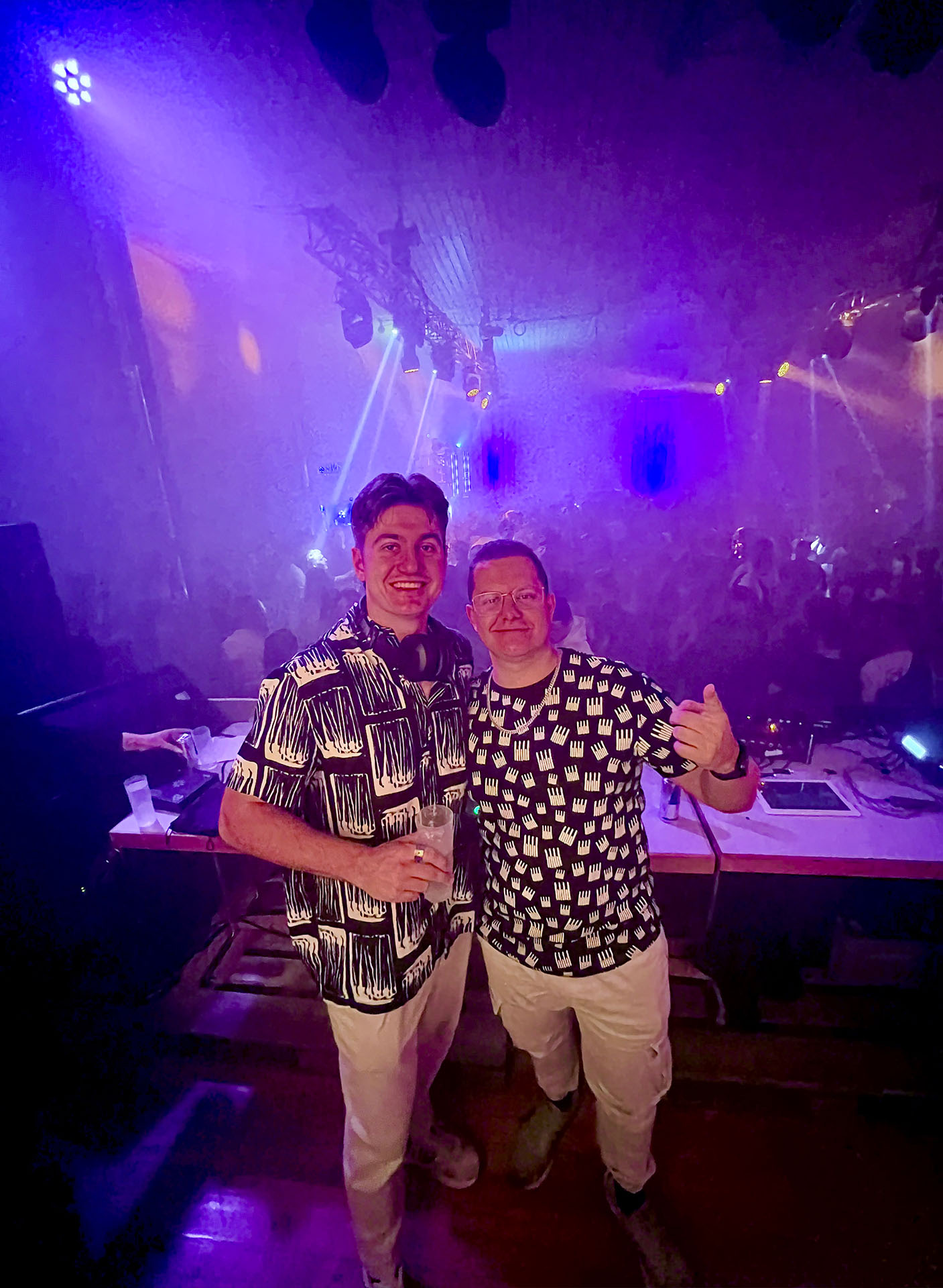 MiteX together with DJ Tisco at Unique Party in Wölflinswil